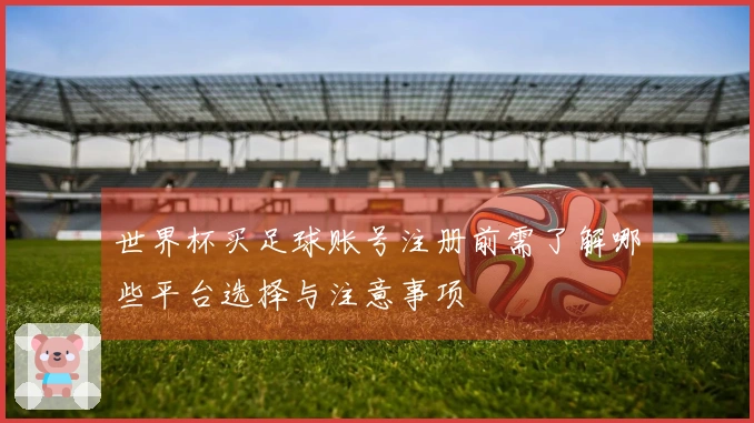 世界杯买足球账号注册前需了解哪些平台选择与注意事项